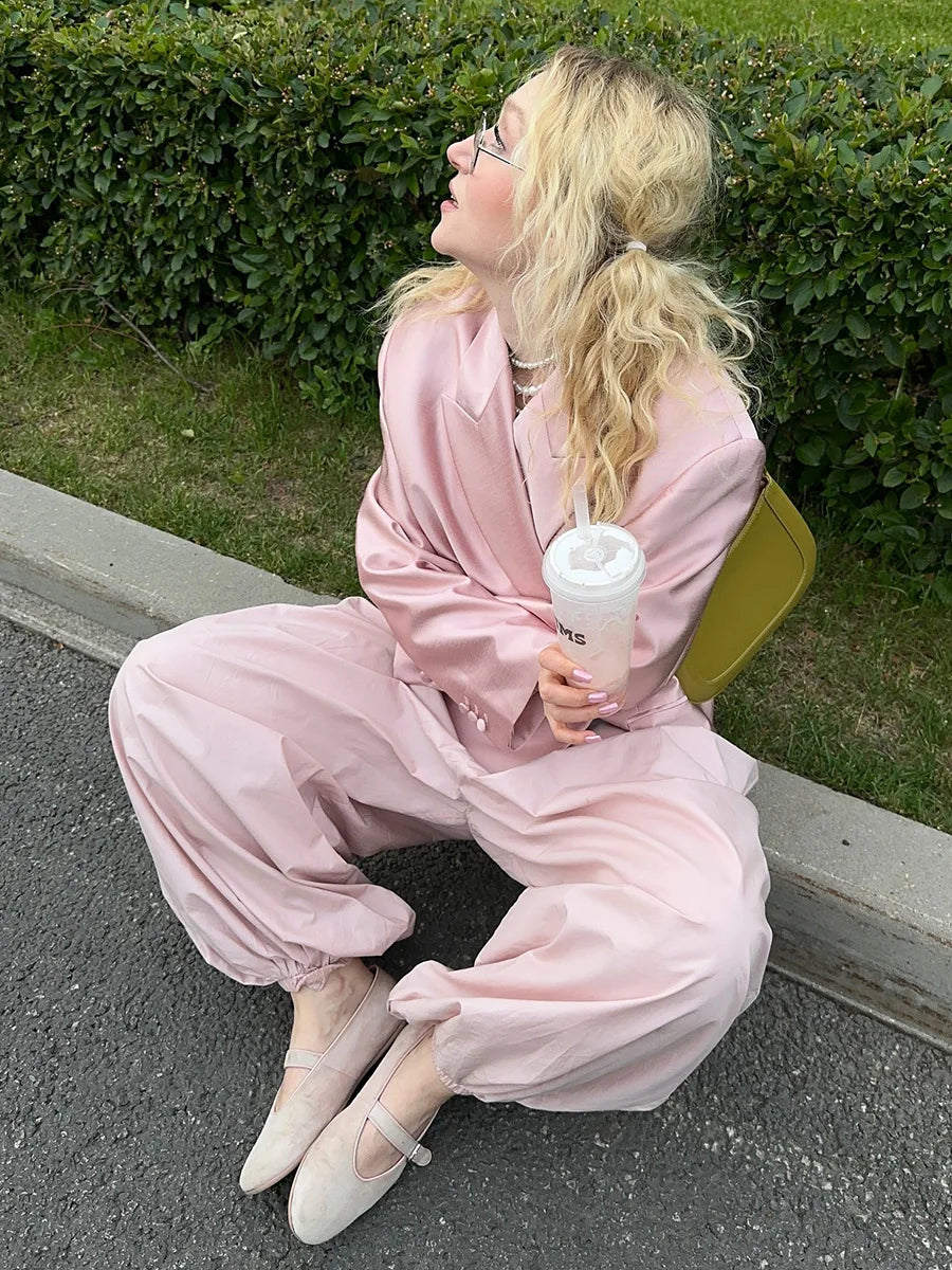 Lantern Style Cotton Street Pants