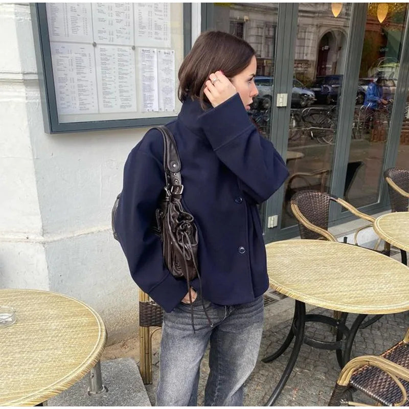Versatile Classic Turtleneck Jacket