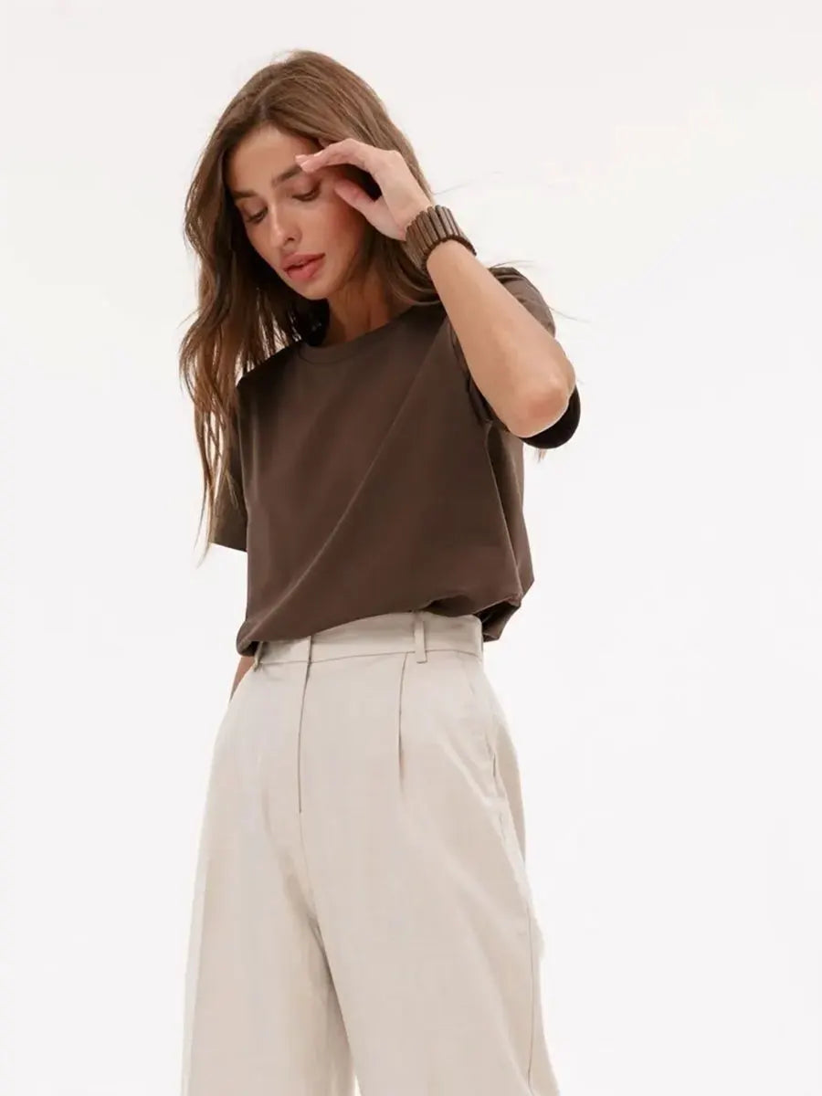 Minimalist cotton t-shirt