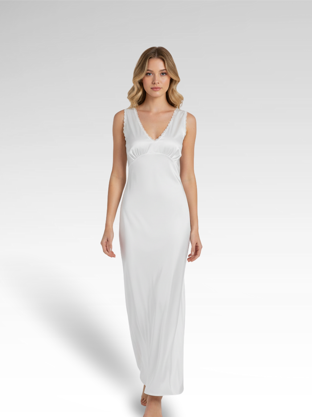 Subtle Elegance Midi Silk Dress