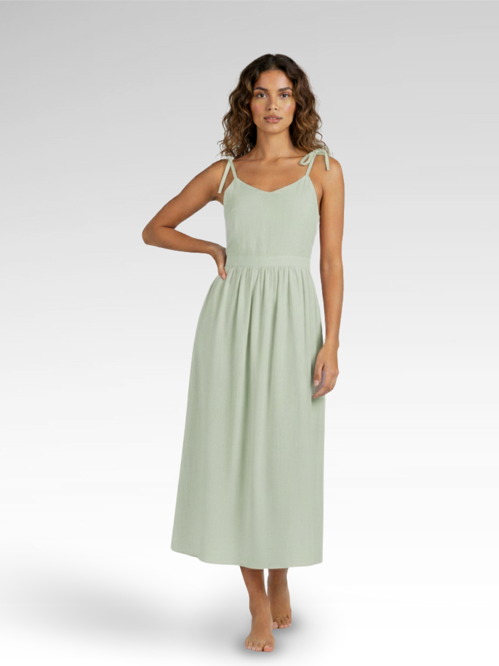 Vintage Cotton Spring Summer Dress