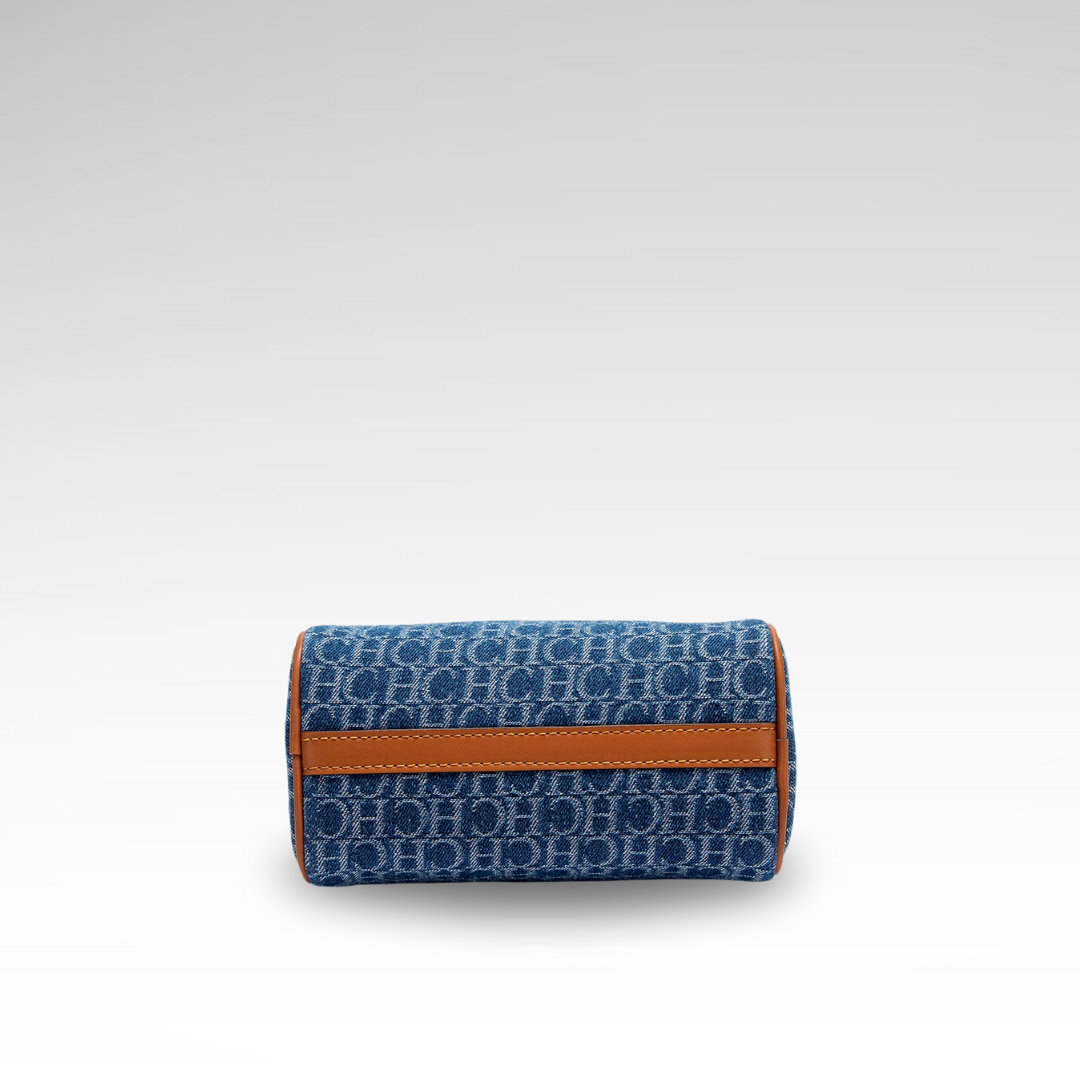 Barrel Monogram Denim Bag