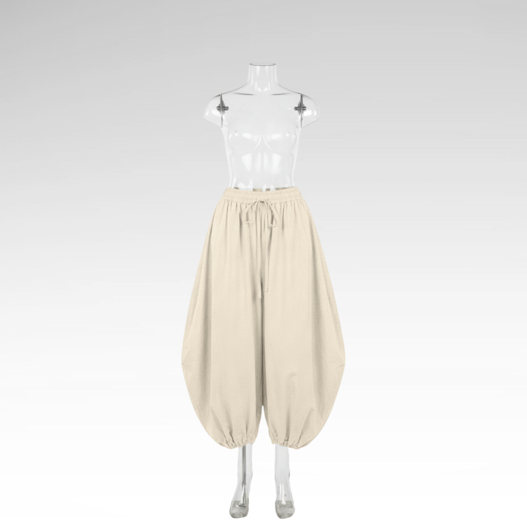 Lantern Style Cotton Street Pants