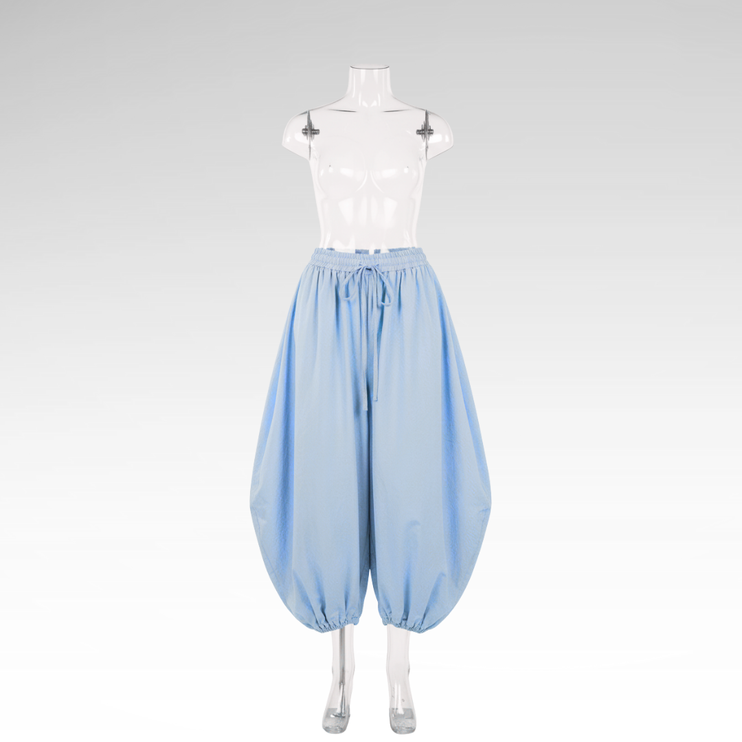 Lantern Style Cotton Street Pants