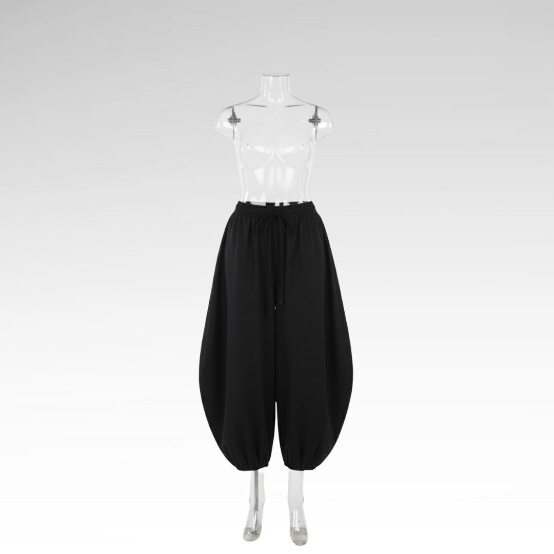 Lantern Style Cotton Street Pants