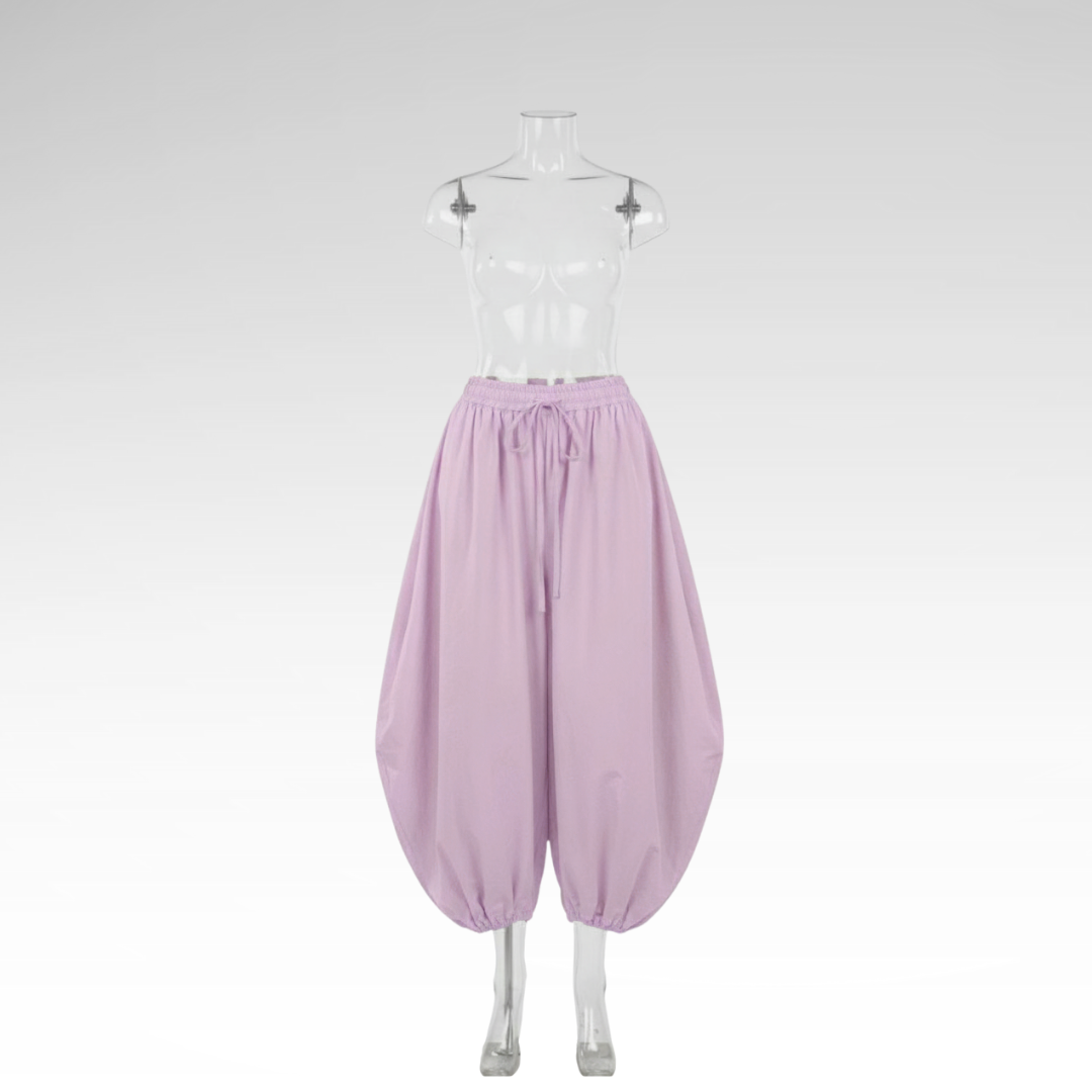 Lantern Style Cotton Street Pants