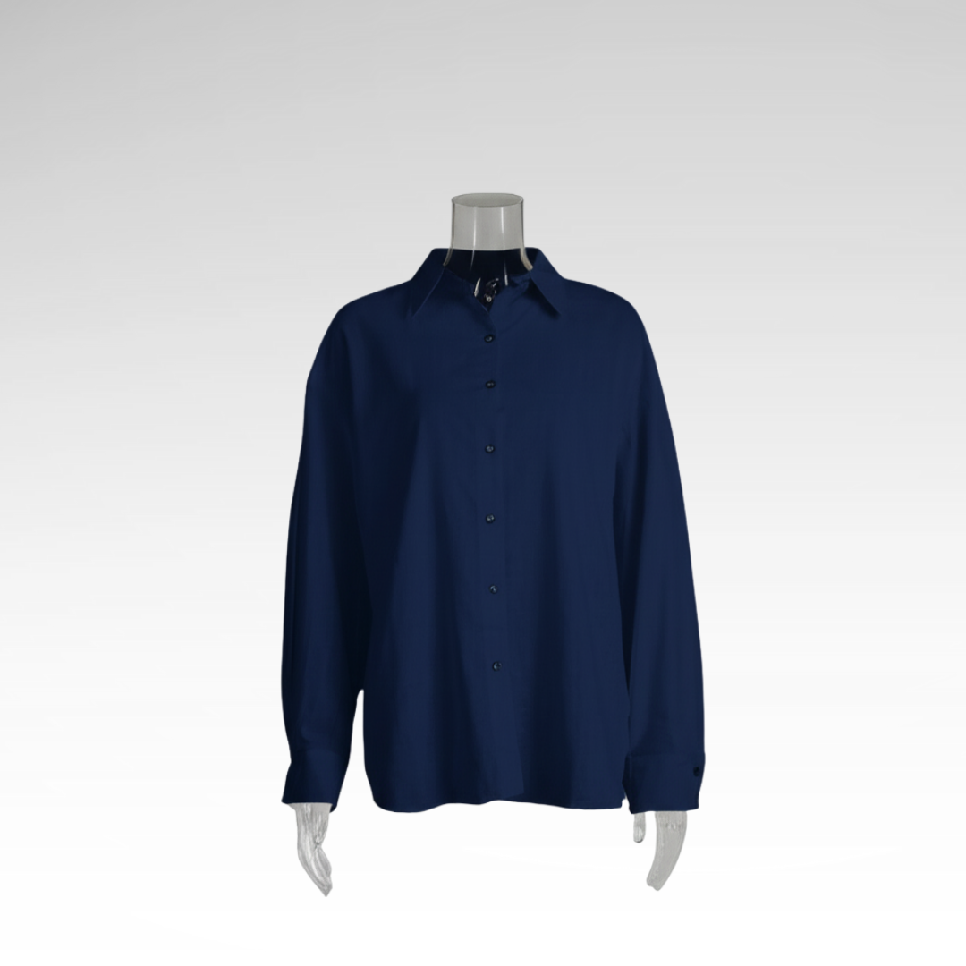 Elegant Cotton Cardigan Shirt