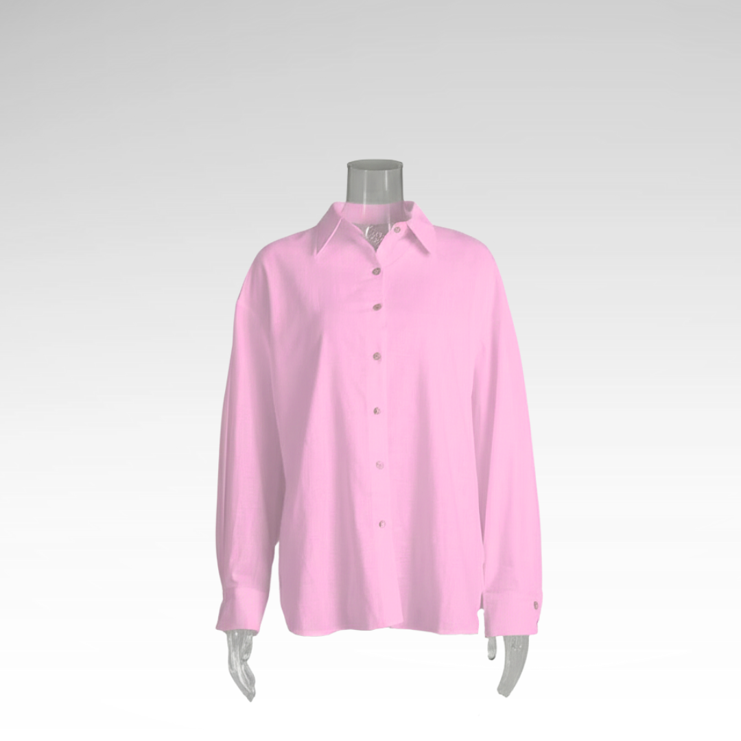 Elegant Cotton Cardigan Shirt