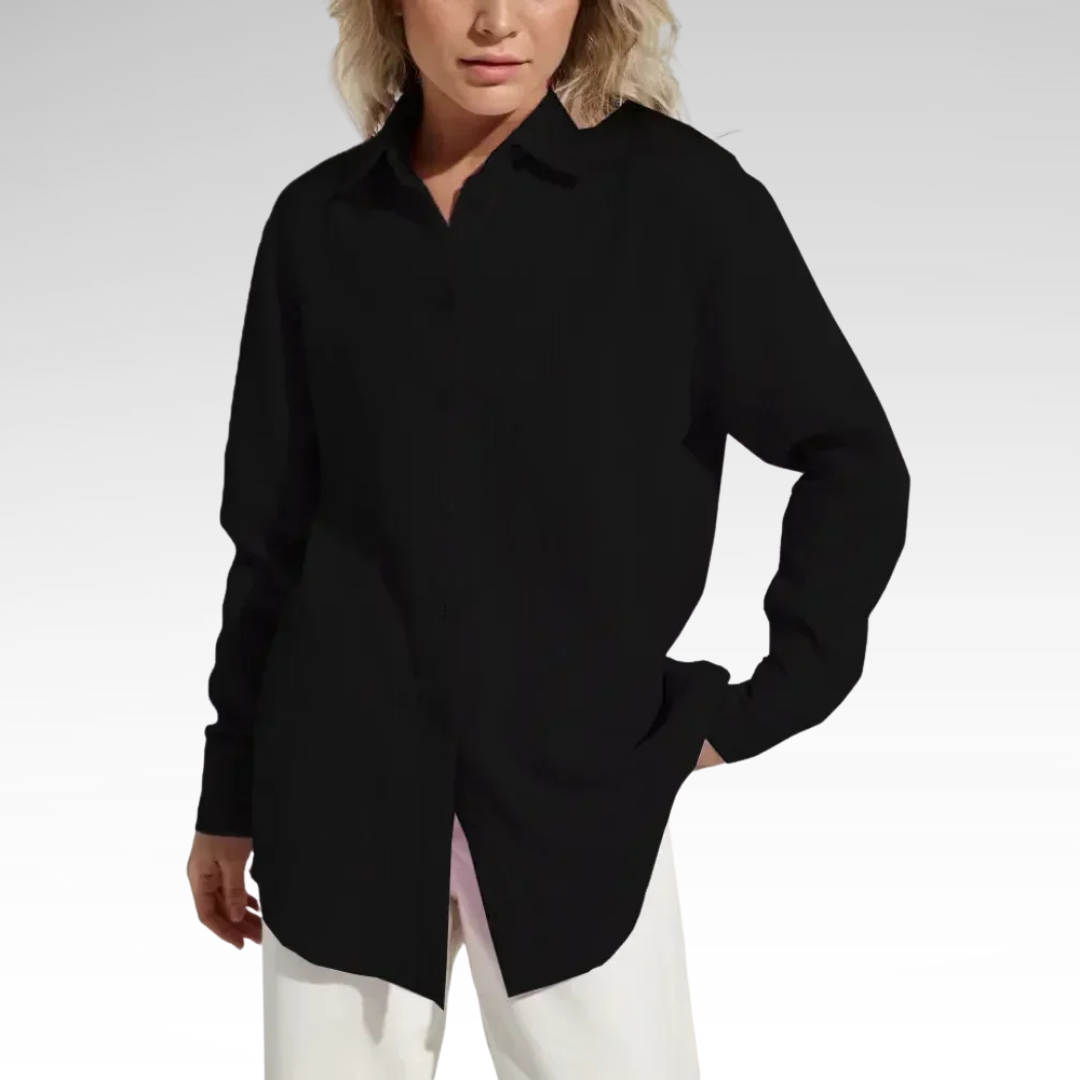 Elegant Long Sleeve Cotton Shirt