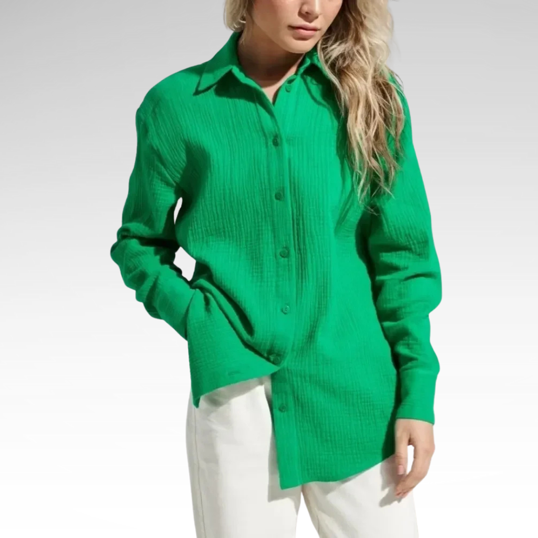 Elegant Long Sleeve Cotton Shirt