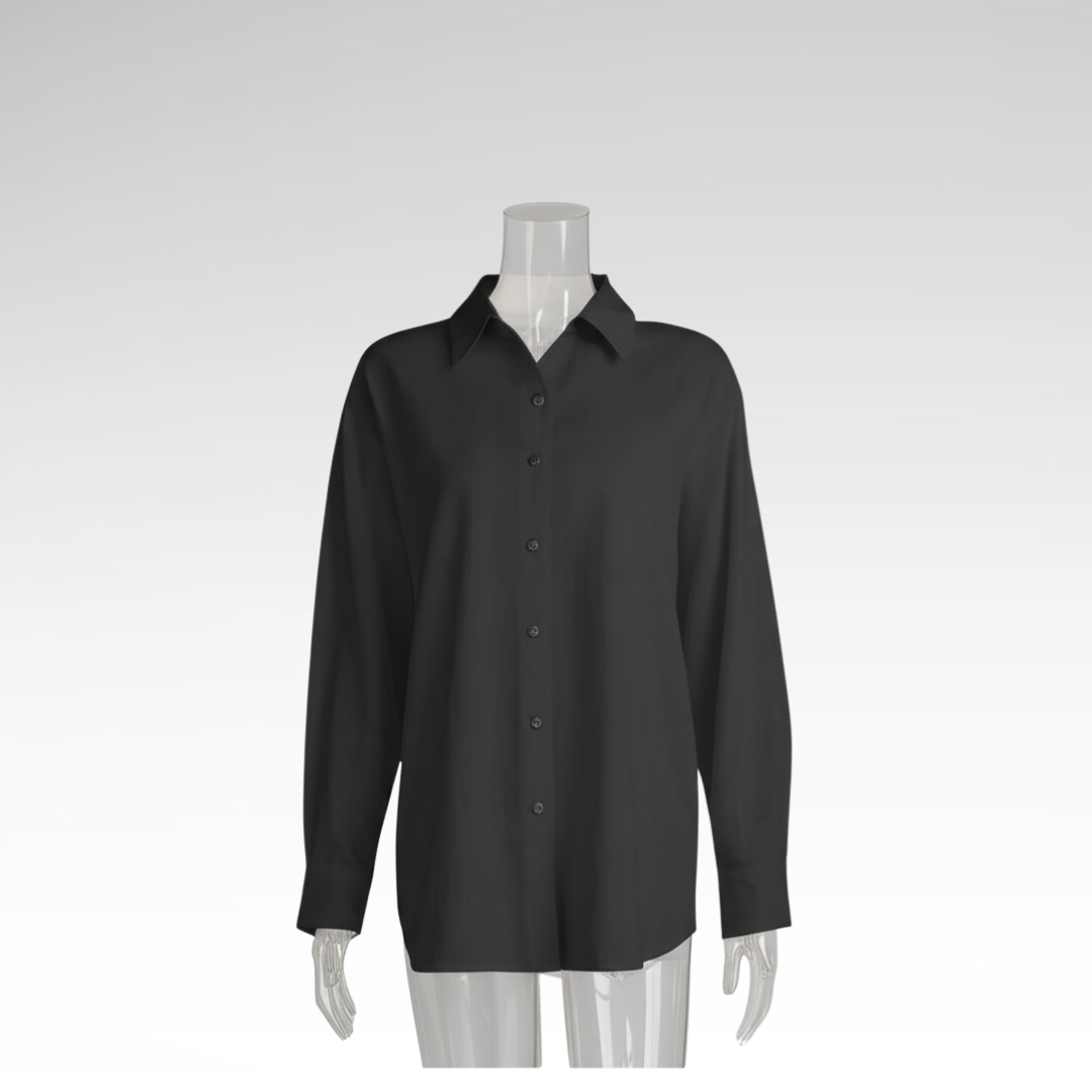 Elegant Long Sleeve Cotton Shirt