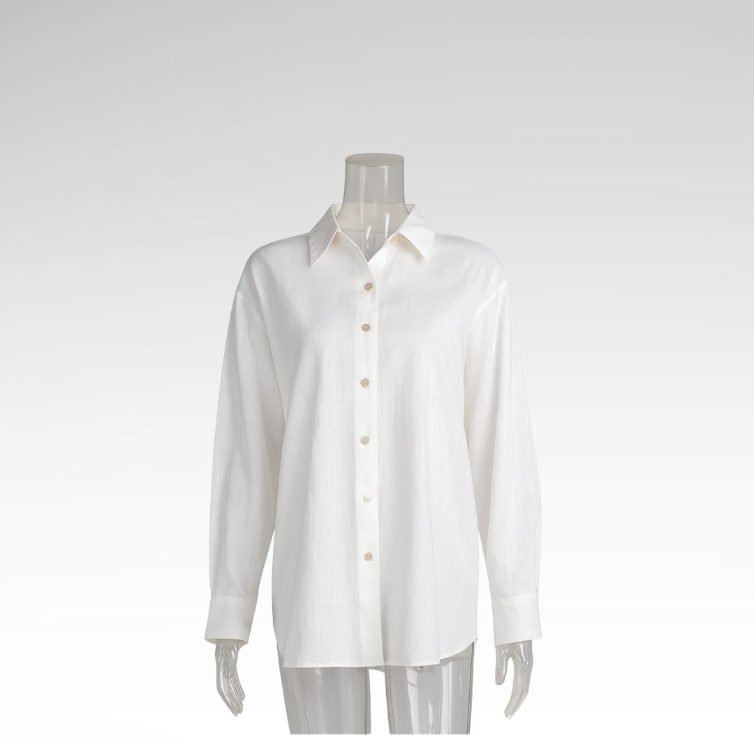 Elegant Long Sleeve Cotton Shirt