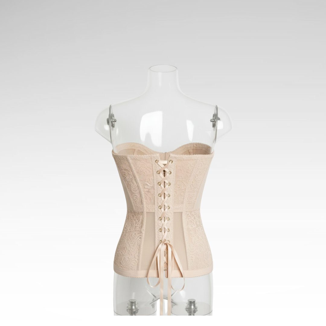 Tight, Sexy Corset with Cutout Lace