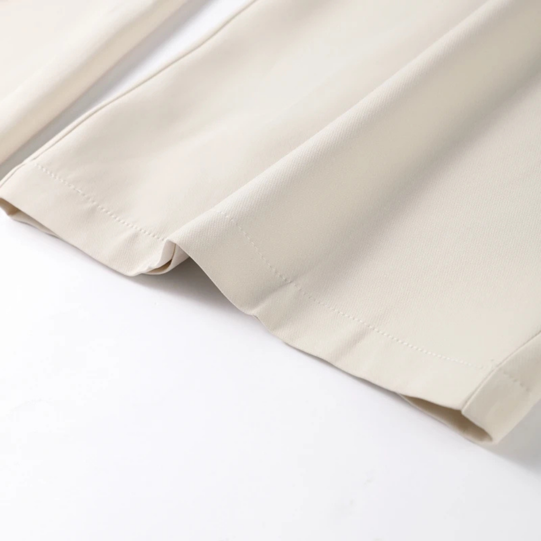 Chic Women's Suit with Sleeveless Lapel