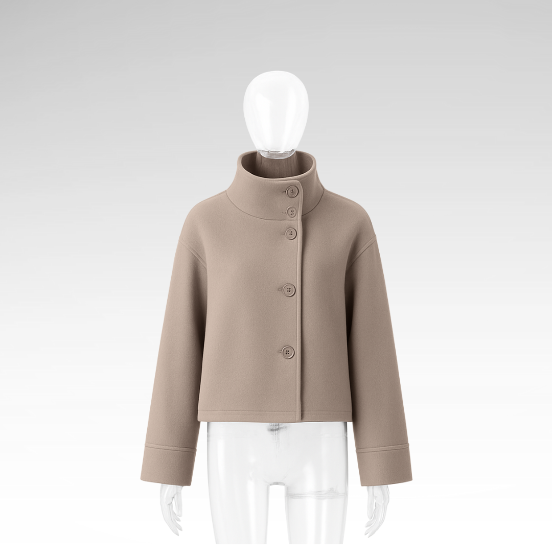 Versatile Classic Turtleneck Jacket