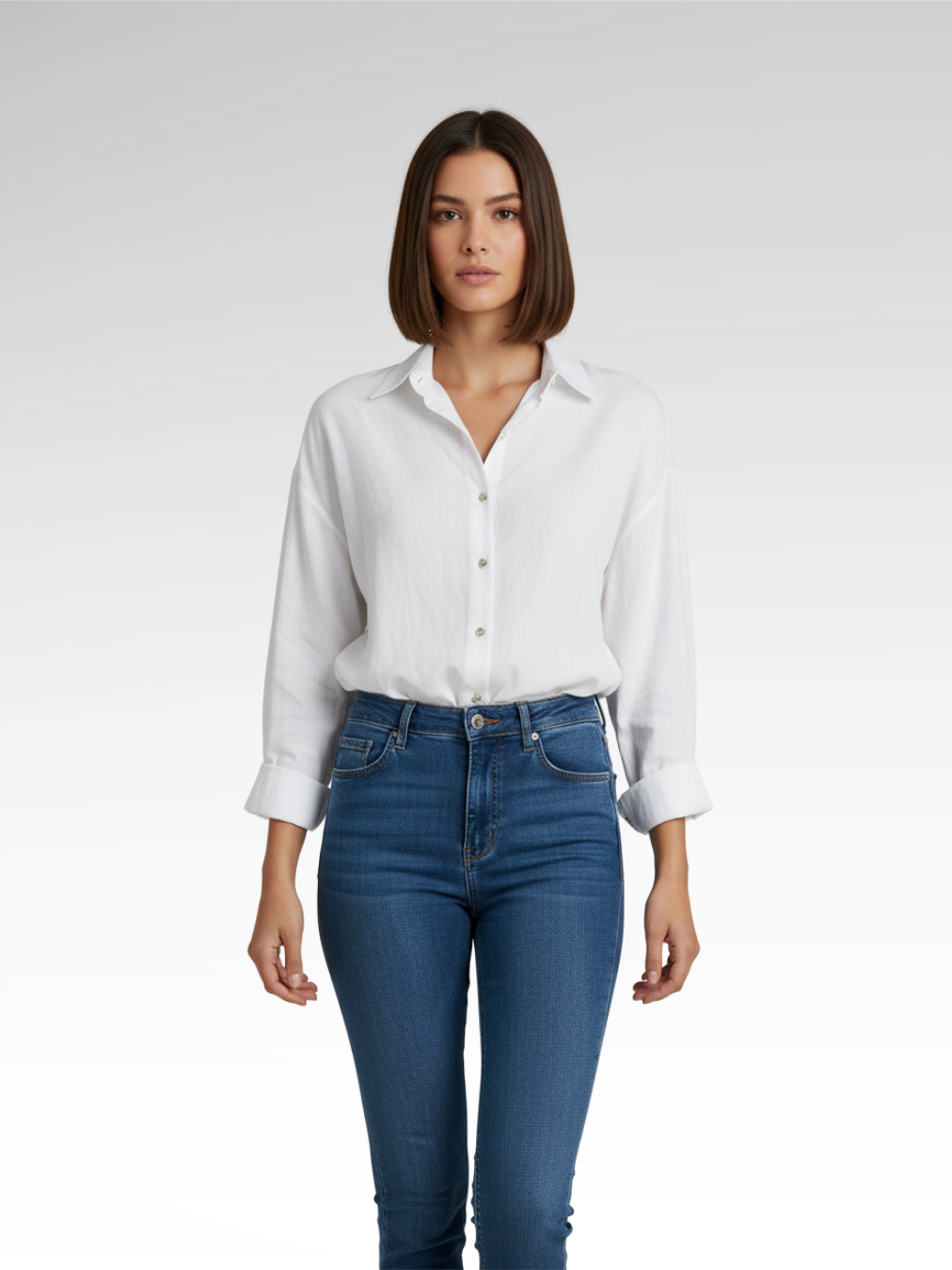 Elegant Cotton Cardigan Shirt