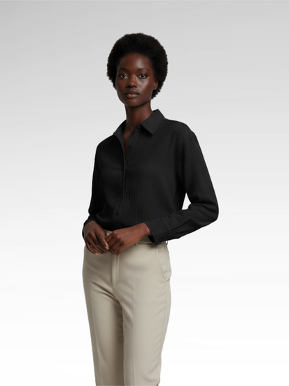 Elegant Long Sleeve Cotton Shirt