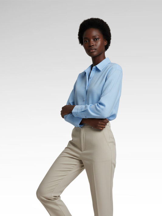 Elegant Long Sleeve Cotton Shirt