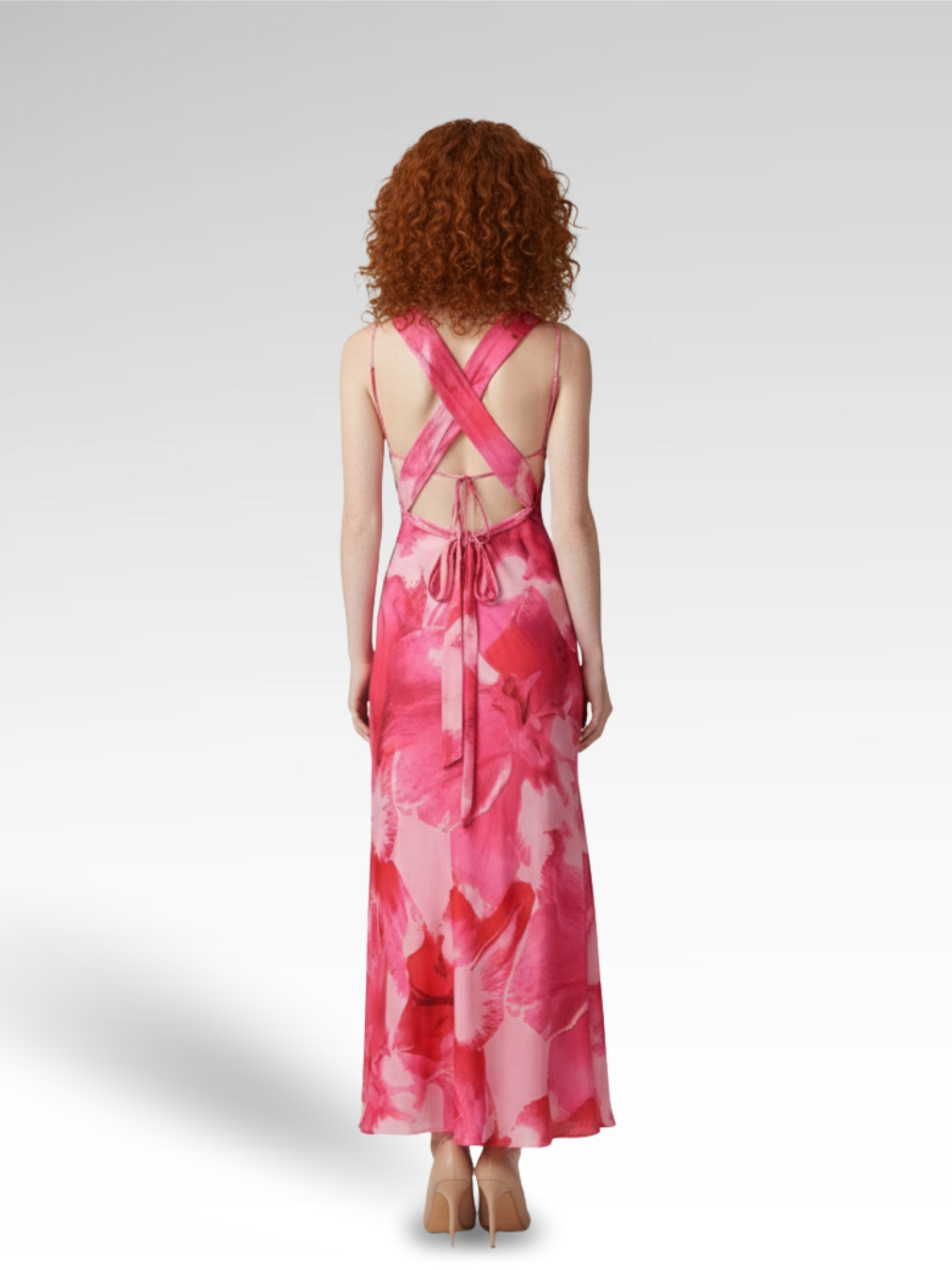 Long dress Autumn flowers