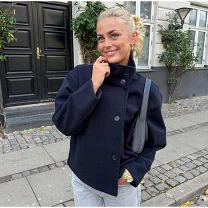 Versatile Classic Turtleneck Jacket