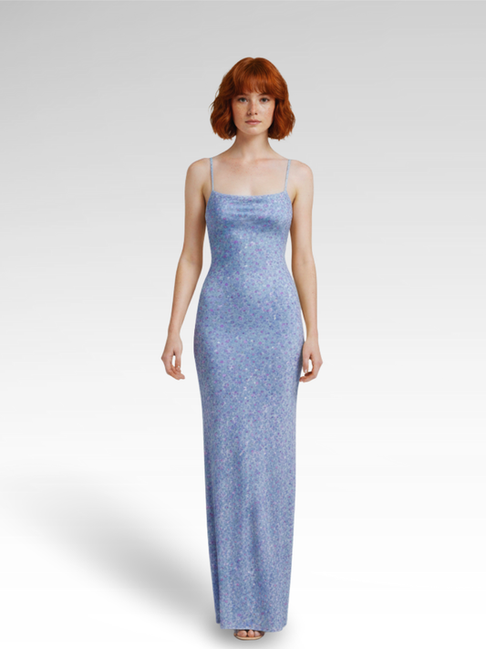 Seductive Bloom Long Dress