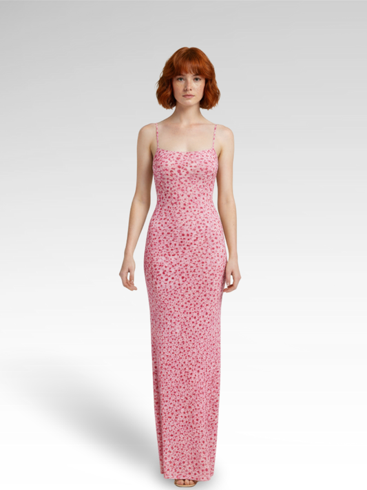 Seductive Bloom Long Dress