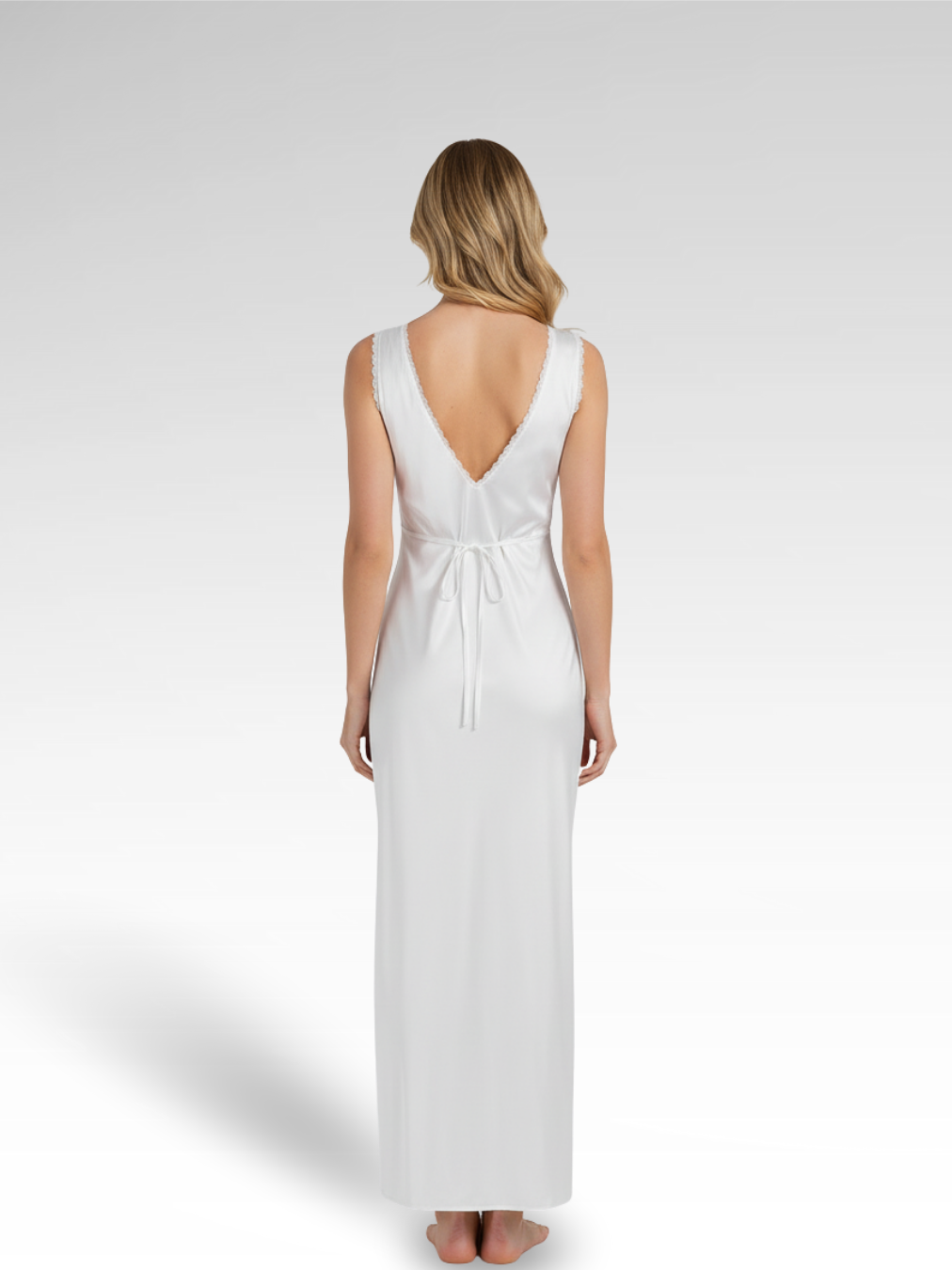 Subtle Elegance Midi Silk Dress