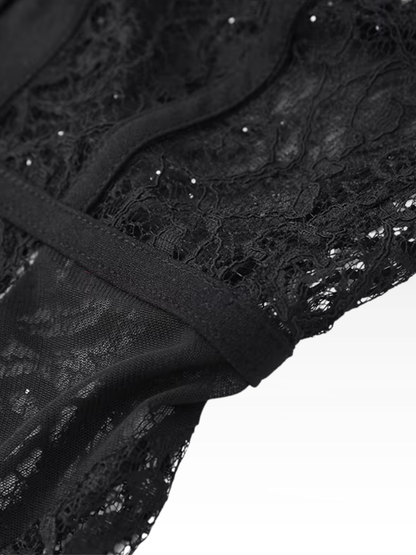 Tight, Sexy Corset with Cutout Lace