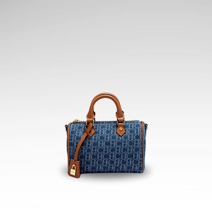 Barrel Monogram Denim Bag