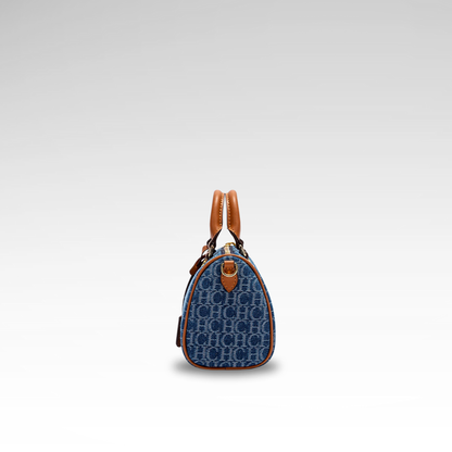 Barrel Monogram Denim Bag