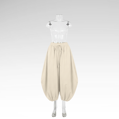 Lantern Style Cotton Street Pants