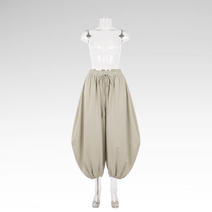 Lantern Style Cotton Street Pants