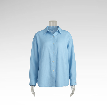 Elegant Cotton Cardigan Shirt