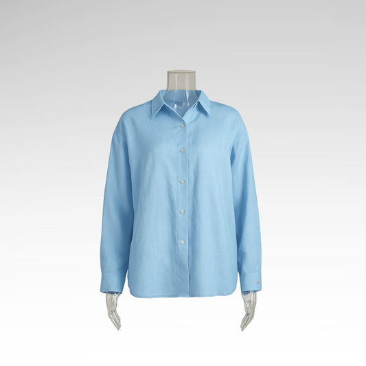 Elegant Cotton Cardigan Shirt