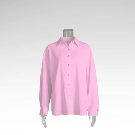 Elegant Cotton Cardigan Shirt