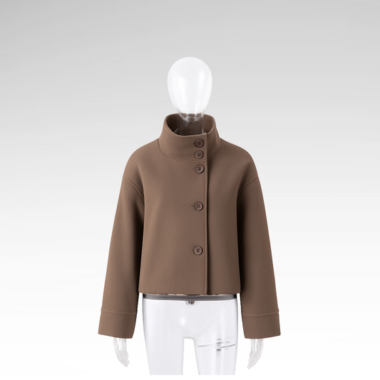 Versatile Classic Turtleneck Jacket