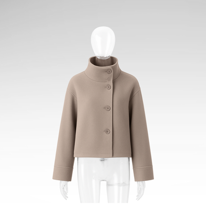 Versatile Classic Turtleneck Jacket